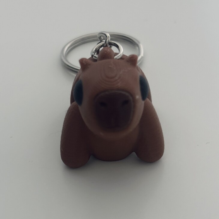 Capybara - Süßer 3D-Schlüsselanhänger – Bild 3
