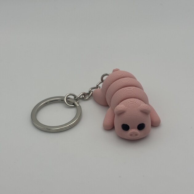 Schwein - Süßer 3D-Schlüsselanhänger