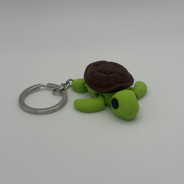 Schildkröte - Süßer 3D-Schlüsselanhänger