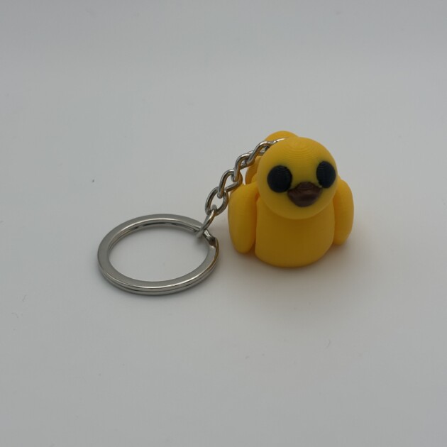 Ente - Süßer 3D-Schlüsselanhänger